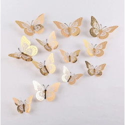 Butterfly Cake Topper Gold
