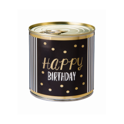 Cancake Happy Birthday gold...