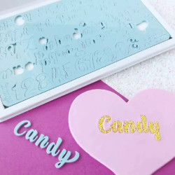 Sweet Stamp Candy Letters &...